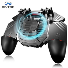 4.7-6.5 Inch Used Gaming Grip Gamepad Mobile Controller, Portable 4000 mAh Charge Cooling Fan Mobile Game Controller.